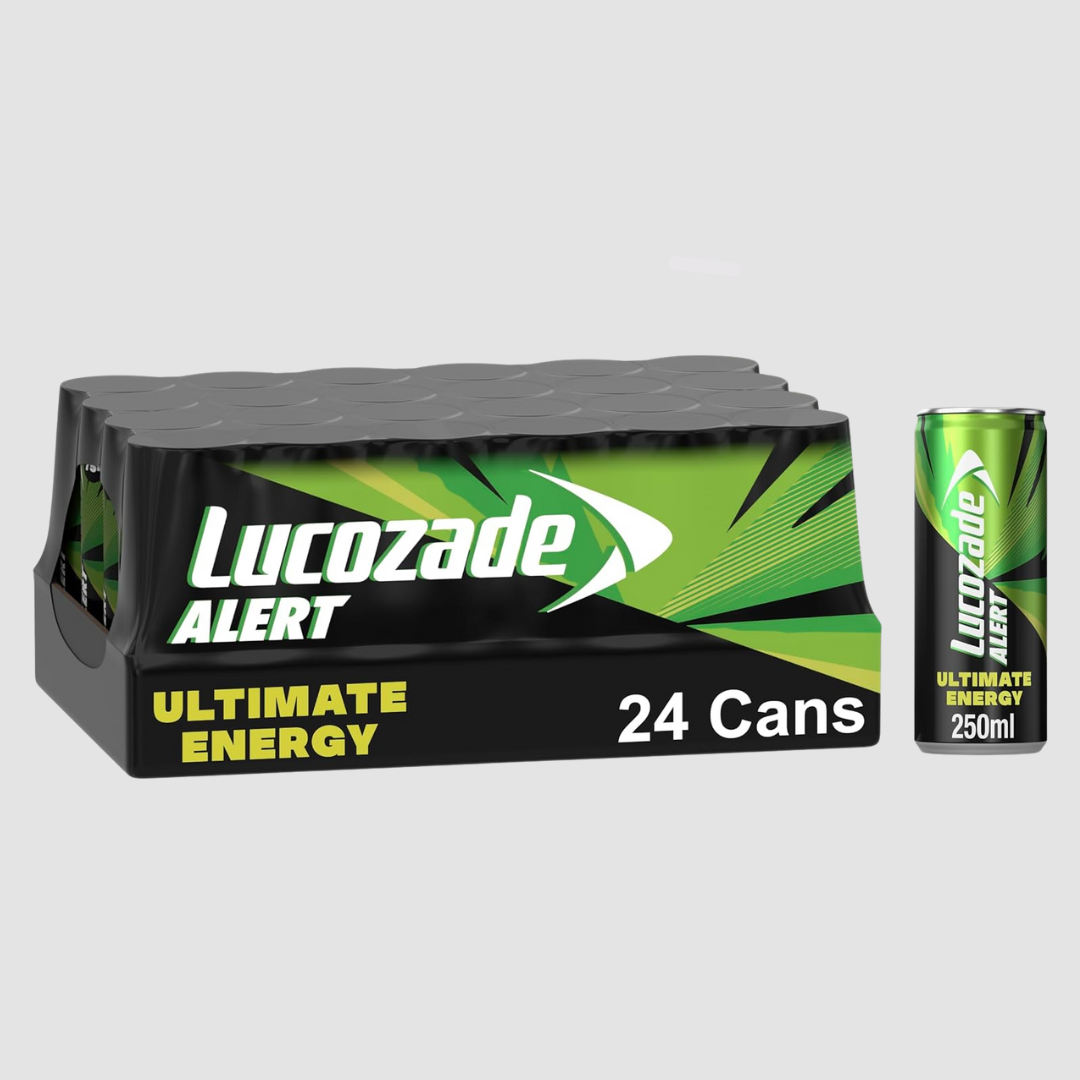 Lucozade: Alert 250ml Cans (24x250ml)