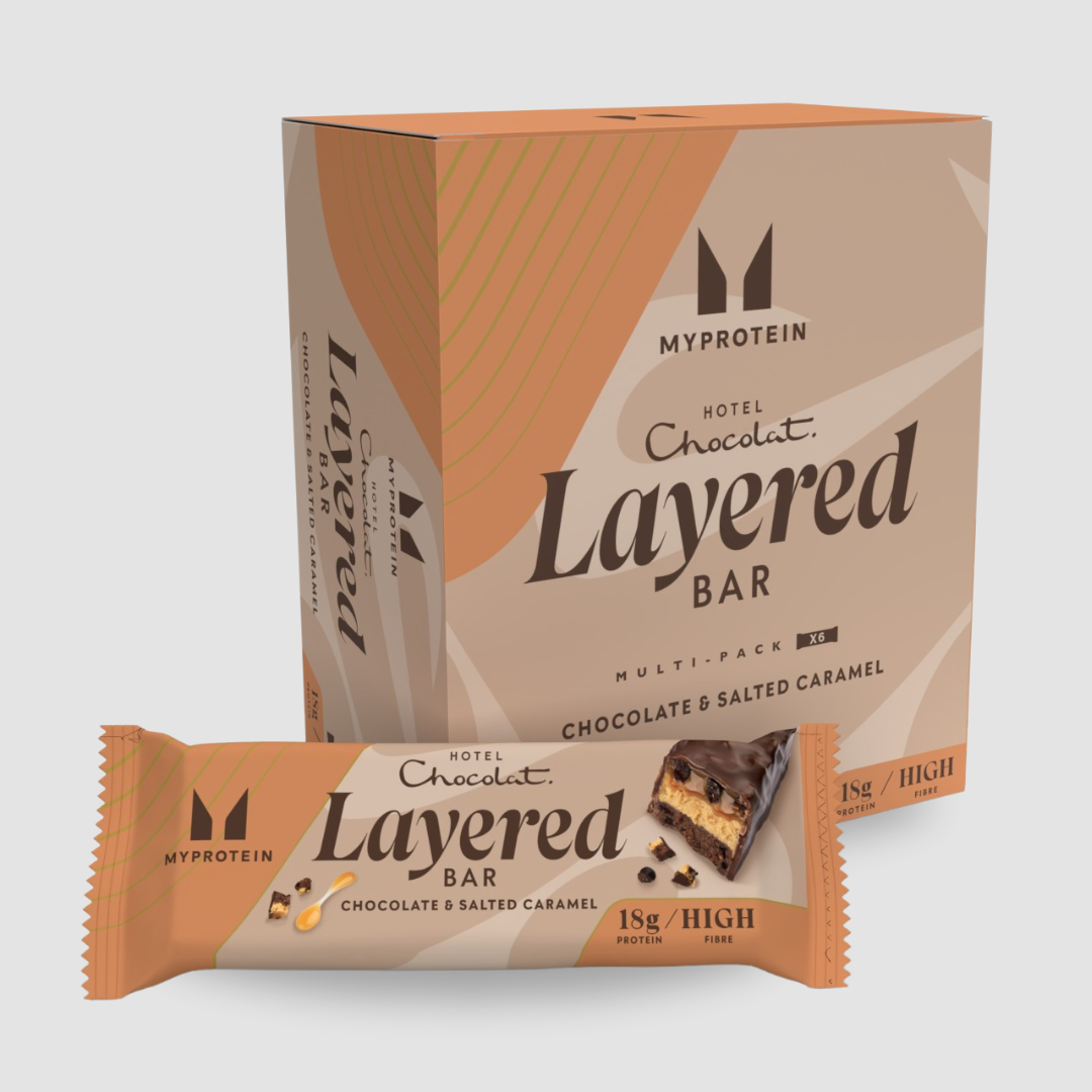Hotel Chocolat x MyProtein: Crispy Layered Protein Bar (6x58g)