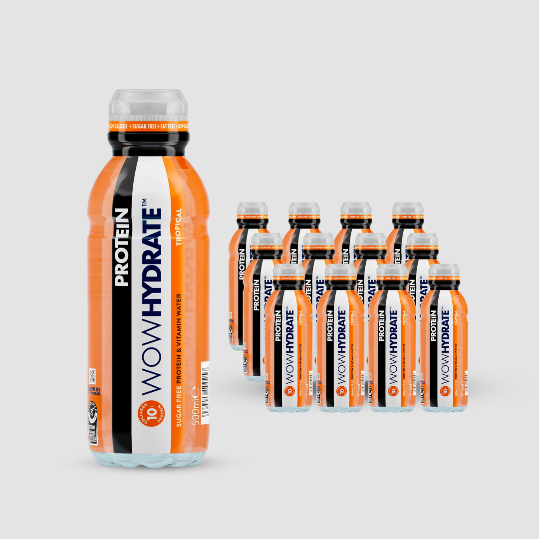 WOW Hydrate Protein Water (12x500ml)
