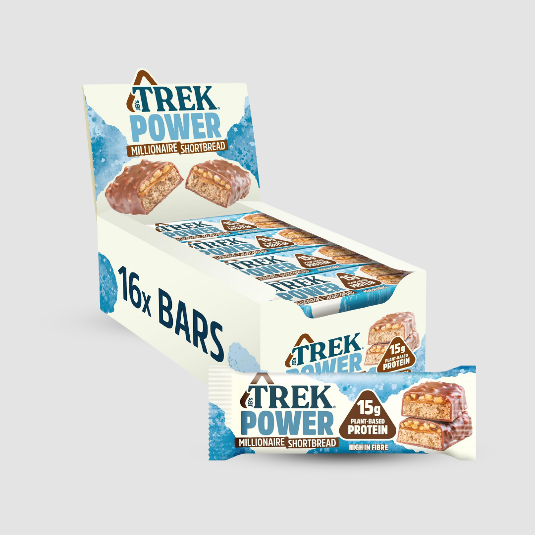 Trek Raspberry Bars TREK Power Protein Bars (16x55g) – Nutrivend Wholesale