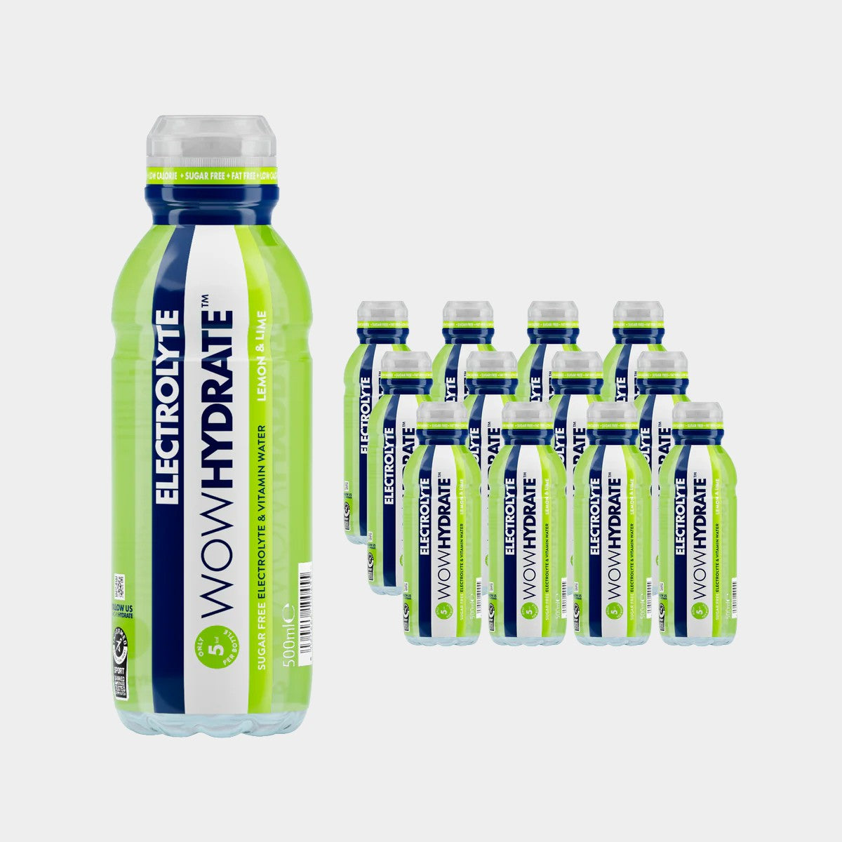 WOW Hydrate Electrolyte Water (12 Pack)