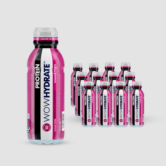 WOW Hydrate Protein Water 10g (12x500ml)